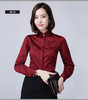 時(shí)尚娃娃領(lǐng)長(zhǎng)袖女襯衫訂做指南 深圳牧迪亞服飾的精致之選